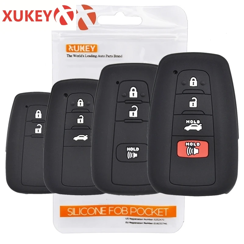 2Pcs Silicone Key Fob Cover Case for 2018-2019 Toyota Camry Camry Hybrid C-HR 2019-UP Toyota RAV4 Avalon,2016-2018 Prius Prius Prime 2017-2019 86 GT86 Black+Blue 2Pcs Silicone Key Fob Cover Case for 2018-2019 Toyota Camry Camry Hybrid C-HR 2019-UP Toyota RAV4 Avalon,2016-2018 Prius Prius Prime 2017-2019 86 GT86 Black+Blue