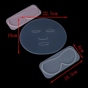 

1pcs Silicone Eye Facial Mask Mold For Fruit Vegetable Mask Machine Maker Clear Mask Mold Tray Mask DIY Making Tool