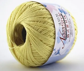 50 г красочная мягкая детская хлопчатобумажная пряжа молочного цвета ручная вязка шар искусство шелковая нить пряжа кружева для вязания много вязания отделка DIY - Цвет: 14