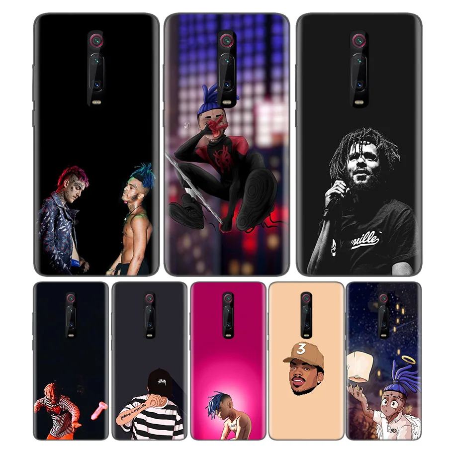 

Black Soft Silicone Bag Cover Case for Xiaomi Mi 9T CC9 Redmi 4 4X 5 6 6A 7 7A Note Plus K20 Pro F1 Tampa Fall Rap hip hop singe