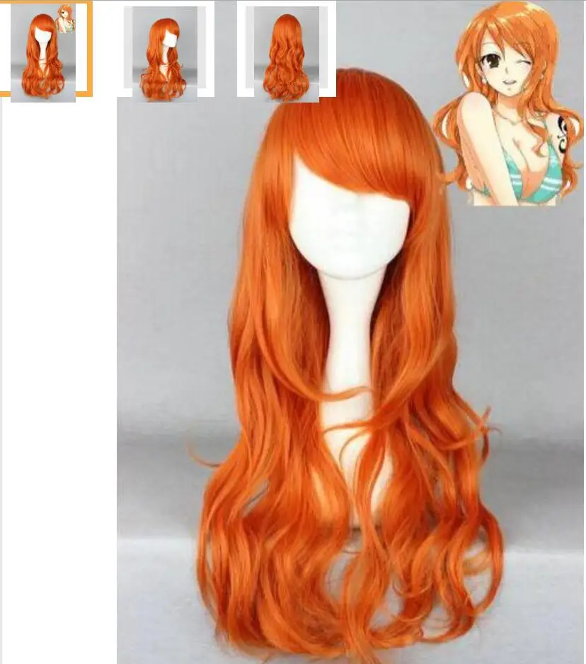 Free Shipping Nami One Piece Long Orange Women Girl Anime Halloween Cosplay Wigs Aliexpress Free Shipping Nami One Piece Long Orange Women Girl Anime Halloween Cosplay Wigs Aliexpress