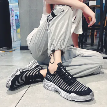 

Retro casual shoes Zapatos Casuales Hombres lace-up running shoes High-end men's casual shoes breathable non-slip sports shoes