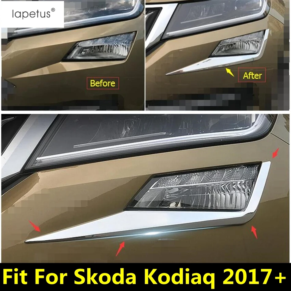 Аксессуары Lapetus подходят для Skoda Kodiaq 2017 2020 передние Противотуманные фары лампы