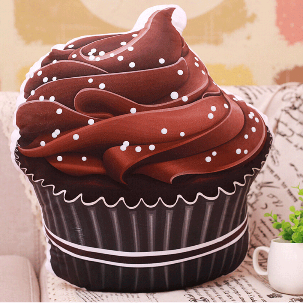 Домашний текстиль милый 3D мороженое торт Подушка плюшевая Мягкая Диван Подушка Кровать Подушка Мягкие игрушки Великобритания