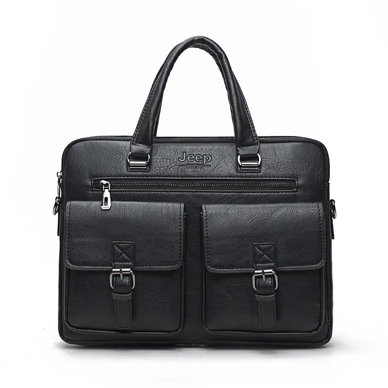 

Men's Bag 2020 New Style Men fu gao Double Bib Shoulder Hand-Style Business Large Capacity Computer Bag