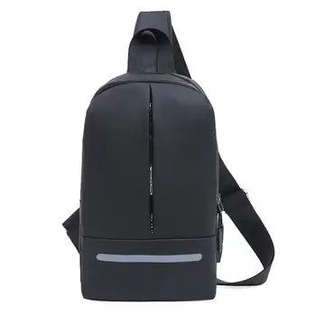 

YILUNXI Elegant personality men's chest bags Han edition style man cross body bag Large capacity male waist bag Vogue chest pack