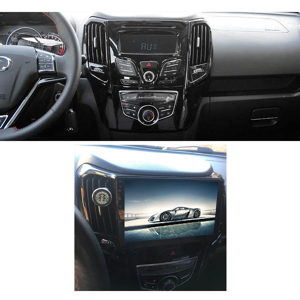 Top Sinosmart Android 8.1 2Din IPS/QLED 2.5D screen car gps radio navigation player for Great Wall M4 2013 2014 2015 4