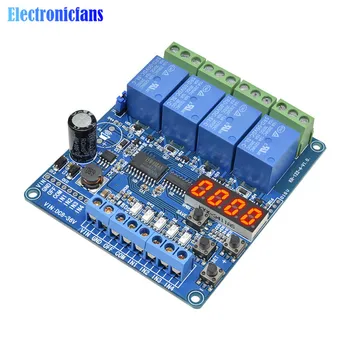 

DC 8-36V 4 Channel Multi Function Relay Module Automatic Power Saving Industrial Grade Wide Voltage Supply with Optocoupler