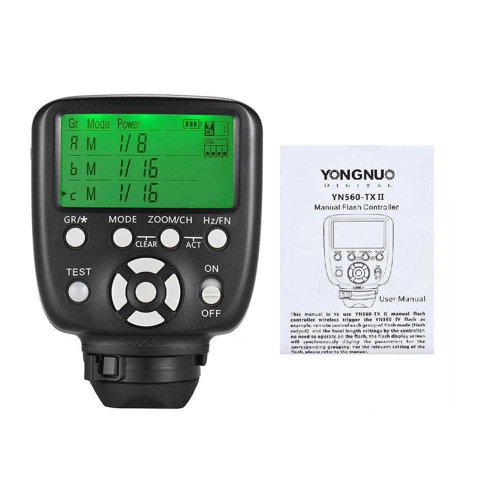 YONGNUO YN560-TX II вспышка триггер для Canon Nikon DSLR камеры к YN560III/YN560IV/YN660/YN968N/YN860Li RF-602/RF603 II/RF605