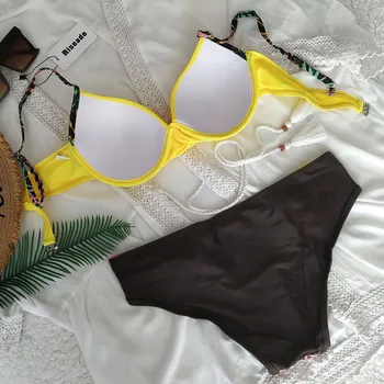 Riseado Patchwork Bikini Set 6
