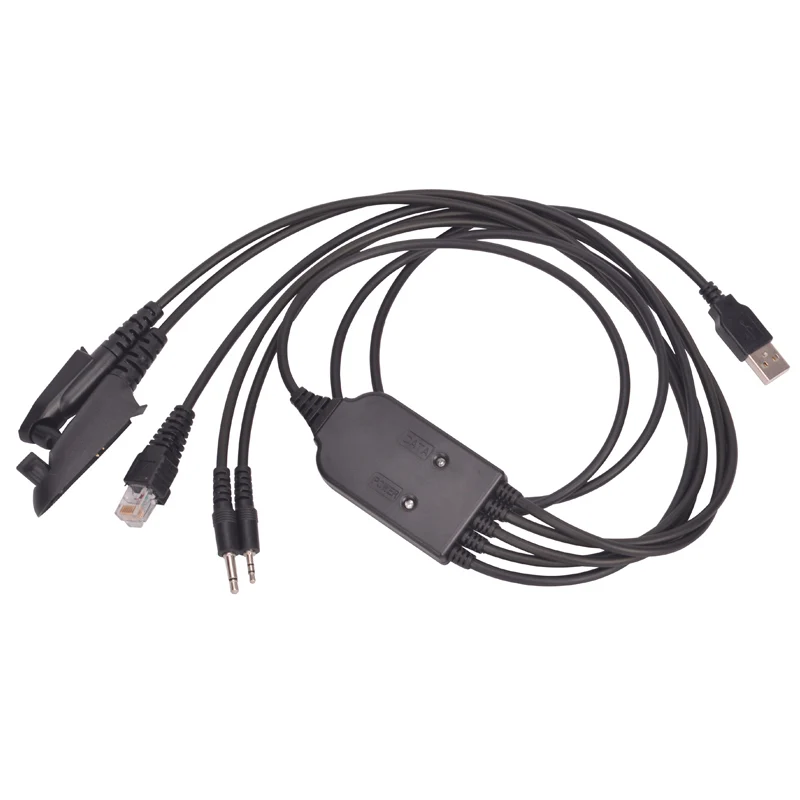 5 в 1 RIBless USB программирования кабель для Motorola PTX760 EX600 CM140 EP450 GP300 - Цвет: Черный