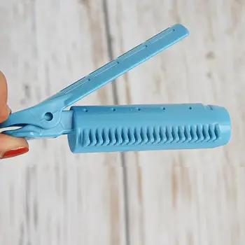

ABS Portable Natural Fluffy Hair Clip Curly Hair Root Hairdressing Clip Travel Home For Salon Fluffy DIY Hair Tool Styling Y5Z2