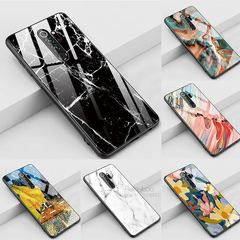 Модный чехол для телефона xiaomi redmi note 8 pro 8t 8a 7a 7 xiomi mi a3 9t 9 se T a2 lite cc9 cc9E из закаленного