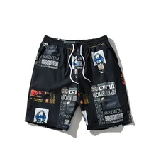 Новинка, уличная мода, мужские шорты для бега, для спортзала, мужские шорты, летние дышащие спортивные шорты в стиле хип-хоп, индивидуальный дизайн для мужчин