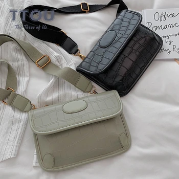 

TTOU Fashion Stone Pattern Waist Bag Women Quality Leather Belt Bag Waist Pack Holiday Belt Wallets Phones Fanny Bags Autumn New