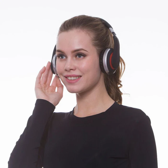 Складные Наушники Bluetooth 5,0, беспроводная гарнитура, стерео басовые наушники с микрофоном ING-SHIPPING