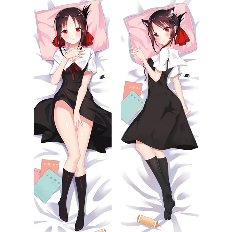 Peach skin Аниме kaguya sama: love is war наволочка Dakimakura сексуальная девушка 3D двухстороннее постельное белье обнимающие наволочки для подушек BM02 - Цвет: Peach skin
