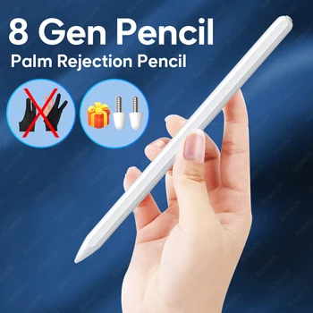 

For iPad Pencil with Palm Rejection , Active Stylus Pen For Apple Pencil 2 1 iPad Pro 2020 11 12.9 2018 2019 6th 7th Gen Air 3