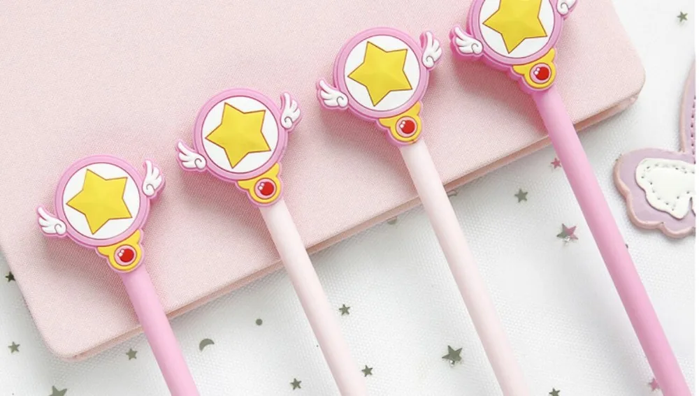 many design cat dog bear monkey christmas Doughnut ice cream penguin frog panda gel pen cartoon black neutral pen 0.5mm 36pc/lot