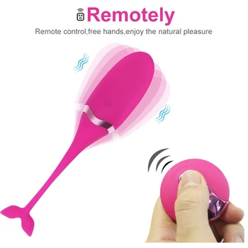 Wearable Panty Vibrator with Wireless Remote Control 10 Vibration Modes Medical Silicone Waterproof Invisible Stimulator Sex Toy 3