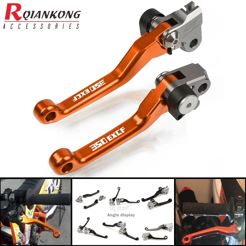 

350 EXC-F Motorcycle Dirt Bike Brake Clutch Levers Motorcross Alunimun handle levers FOR KTM 350EXC-F 2014 2015 2016 2017 2018