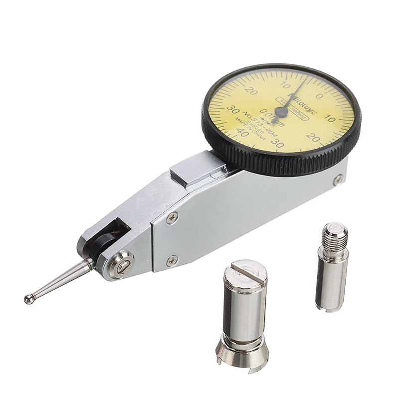 0-40-0 0.01mm Metric Dial Test Indicator With Red Jewel Measuring Precision Tool 0-40-0 0.01mm Metric Dial Test Indicator With Red Jewel Measuring Precision Tool