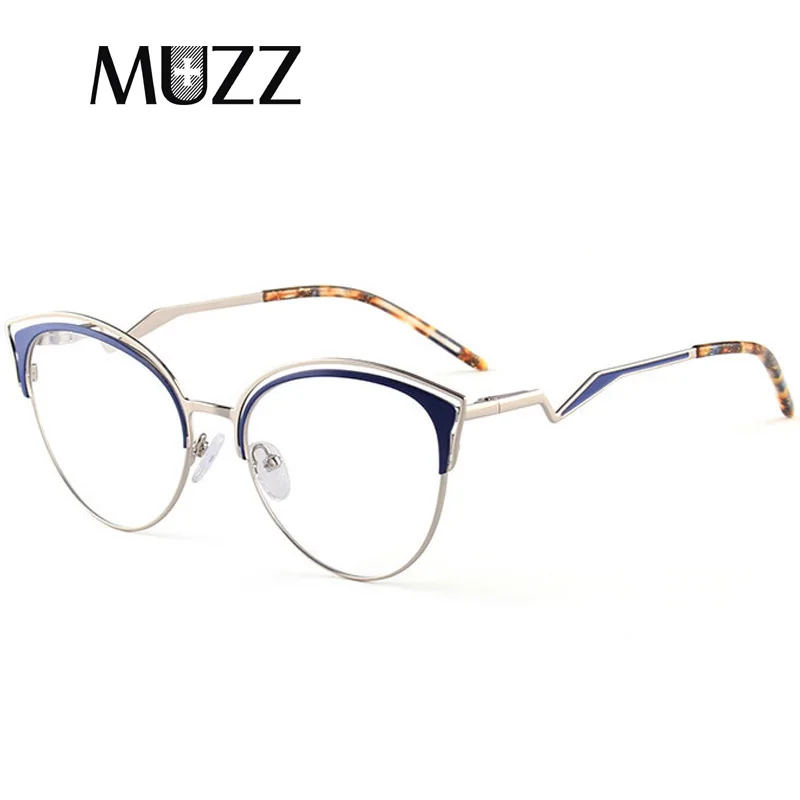 Новые модные женские очки кошачий глаз, оправы для женщин, близорукость, оптические винтажные деловые очки, прозрачные очки Oculos - Цвет оправы: C24