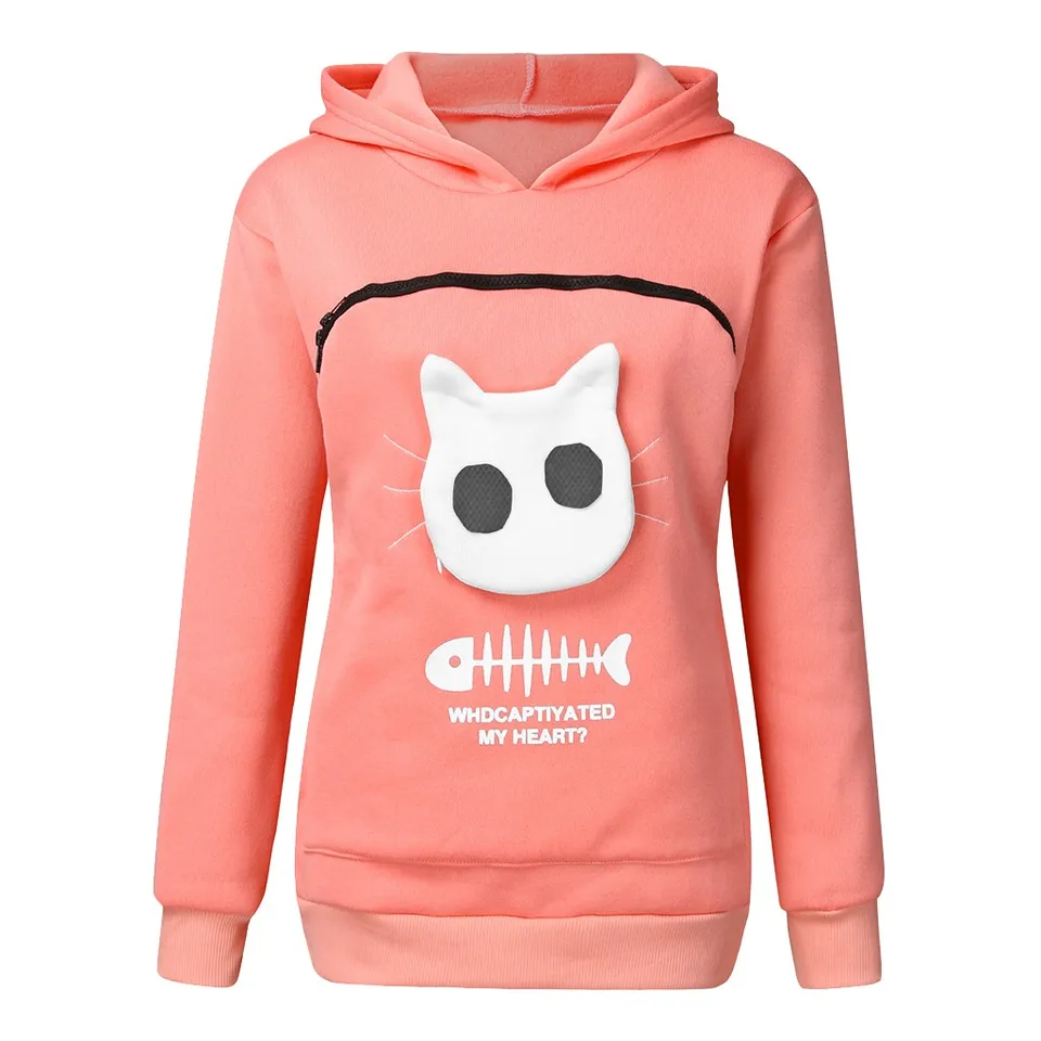 sweatshirt to carry cat