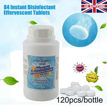 

1000Pcs 84 Chlorine Disinfection Tablet Home Cleaning Effervescent Tablet