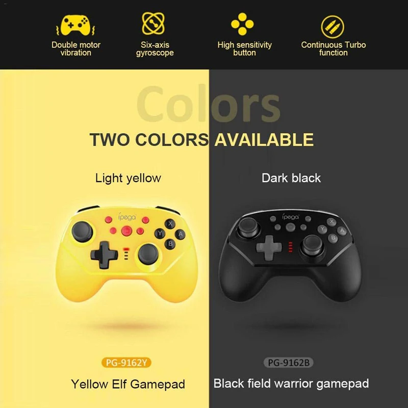 IPEGA Bluetooth беспроводной и проводной геймпад с переключателем контроллер Joypad пульт дистанционного управления для консоли переключателя джойстик
