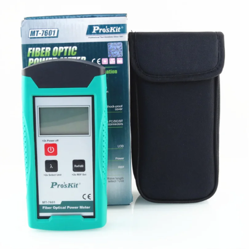 Дешевая цена Pro'sKit MT-7601 волоконно-оптический измеритель мощности