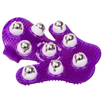 

Palm Shape Massager Nine Beads 360 Degree Rotate For Body Shaping Fitness Body Care Manual Neck Massager