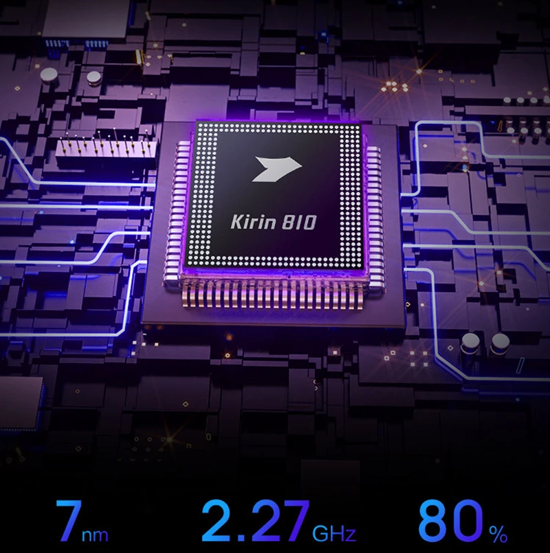 HUAWEI nova 5z сотовый телефон 4000 мАч kirin 810 задний 48,0 МП AI 4 съемка спереди 32 млн портрет Супер Ночной вид Google