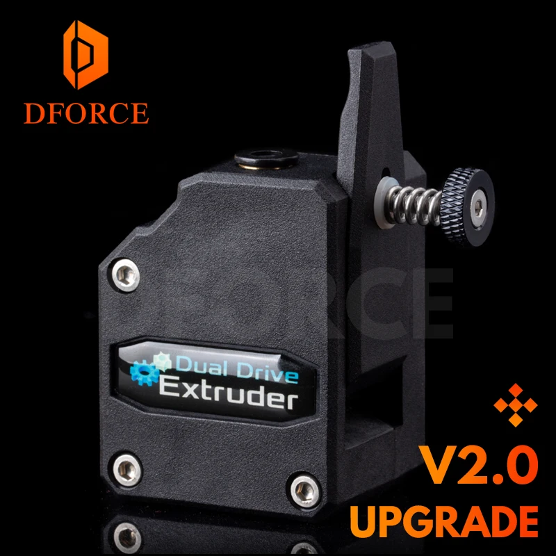 DFORCE Новый BMG экструдер V2.0 Боуден клонированный Btech двойной привод для 3d принтера
