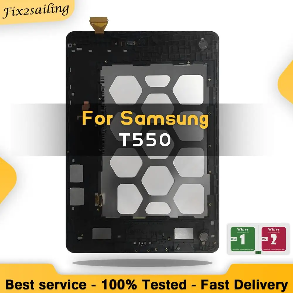Новинка ЖК дисплей 9 7 дюйма для Samsung Galaxy SM T550 T551 T555 с сенсорным экраном и
