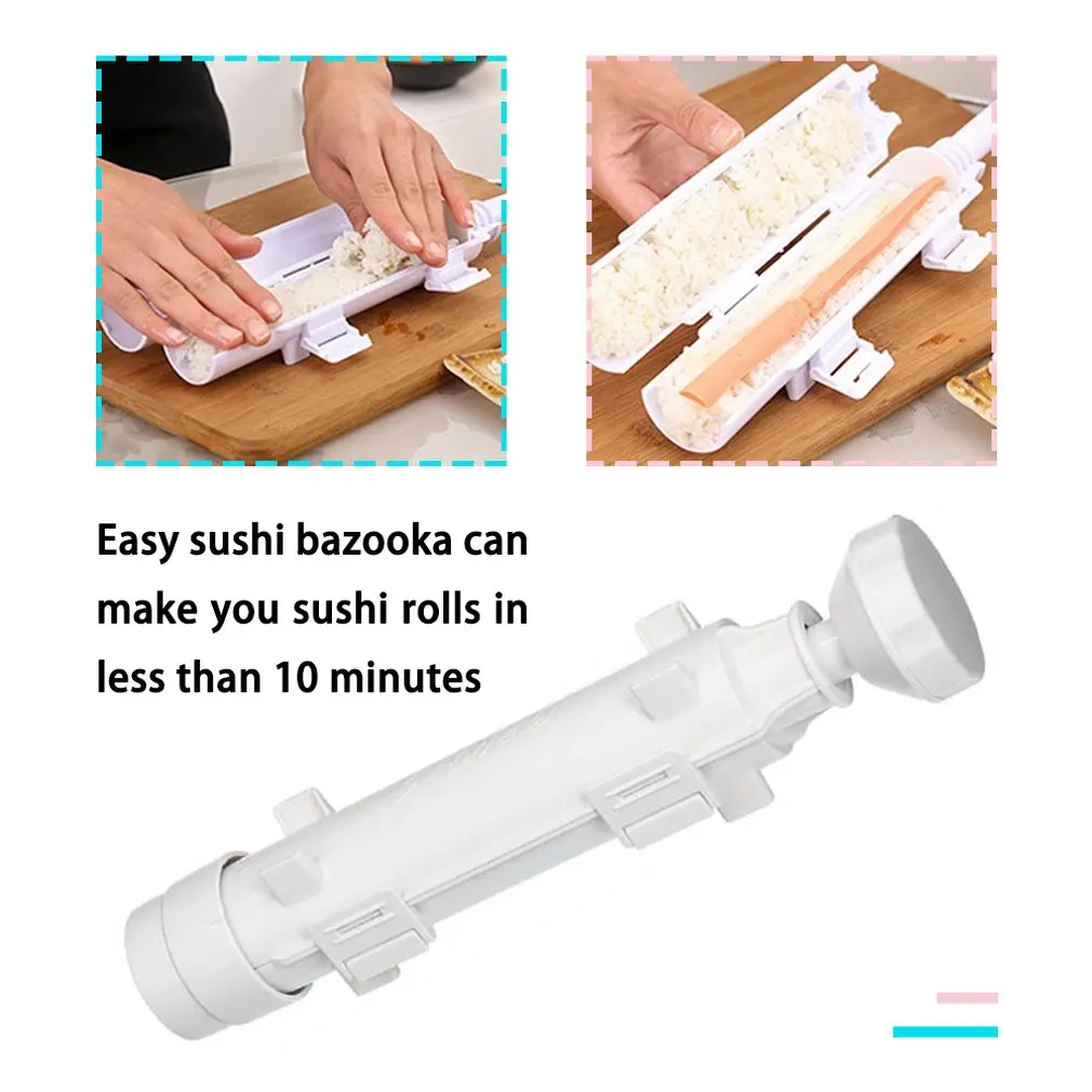 Портативный суши производитель Sushezi роликовый Набор DIY Форма для риса кухонные инструменты для приготовления суши Набор Суши роллов Сделано Легко