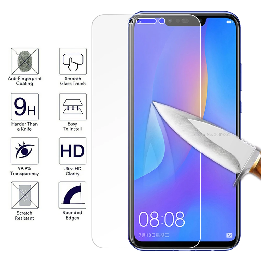Закаленное стекло для huawei p smart plus 2018 2019 защита экрана телефона Z защитная пленка