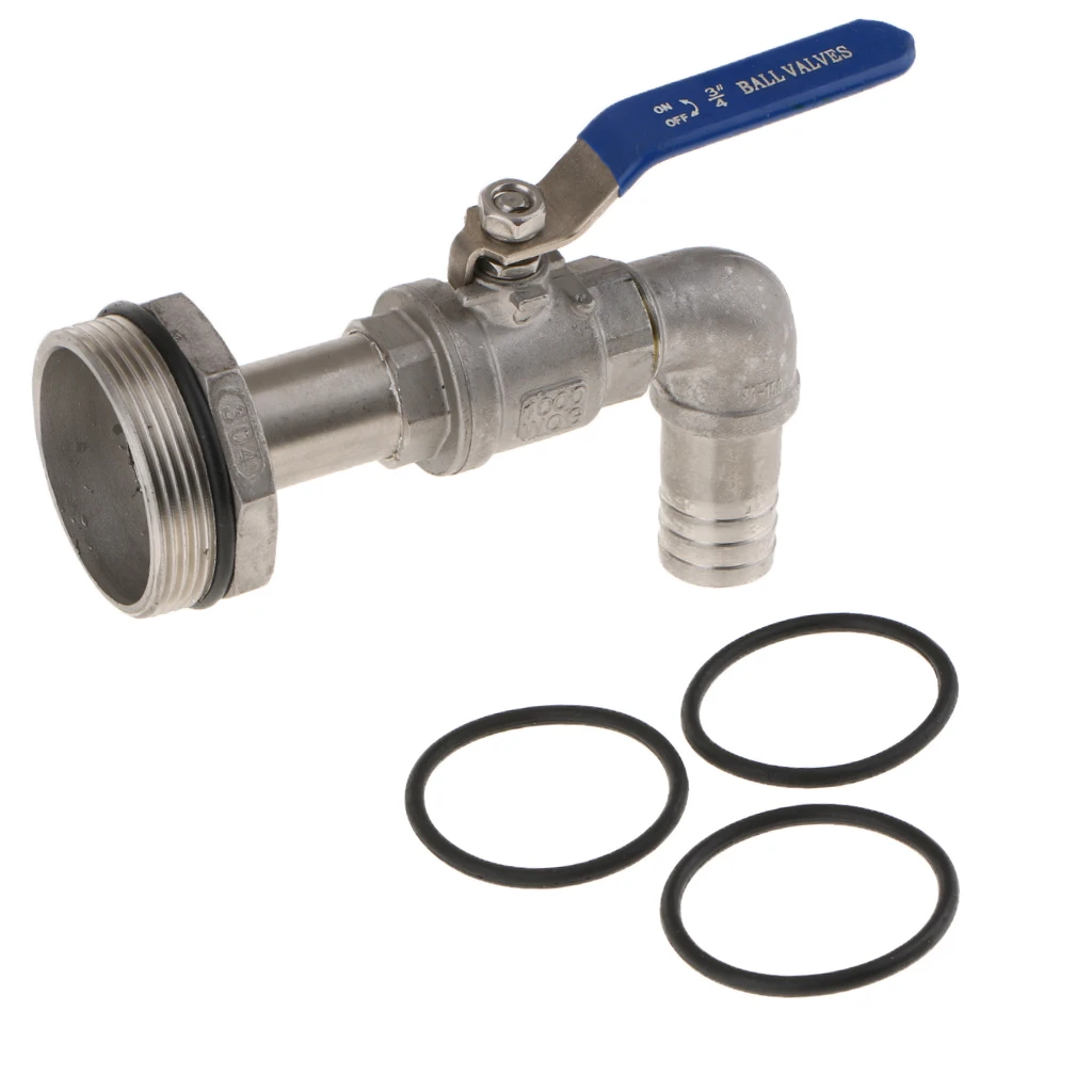 90 Degree L Type Gasoline Barrel Outlet Nozzle Fuel Handle Tap w/O-ring Seal 25.5mm