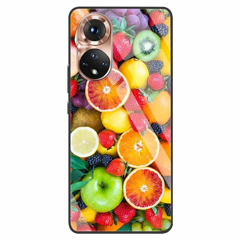Luxury Tempered Glass Phone Case with Fashion Bumper