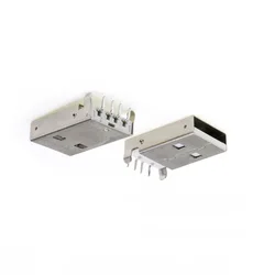 5/10/20 pcs  USB  jack AM 4pin Sink 2.5 SMT /Sink 1.2 DIP Cable Soldering  USB 2.0 Jack A Type Male Plug Connector  DIY