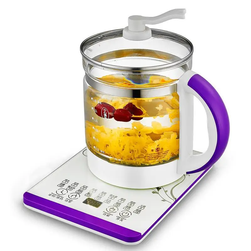 

Sharp Collar Health Pot Fully Automatic Multi-functional Thick Glass Electric Kettle Flower Pot Black Tea Pot Tea Cooker Pot