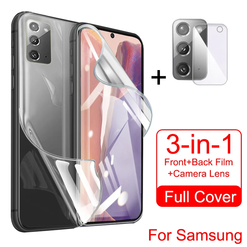 Гидрогелевая пленка для Samsung Galaxy A50 A51 A71 A70 Note 8 9 10 20 Ultra s8 s9 s10 s20 Plus A10 s10e Защитное