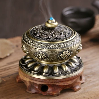 

Backflow Incense Burner Lotus Incense Burner Holder Ceramic Vaper Smoke Home Studio Encensoir Charbon Candle Holders BA60XXL