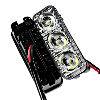 

Super White Light Car DRL Daytime Running Work Fog Lamp 12V 2pcs Durable
