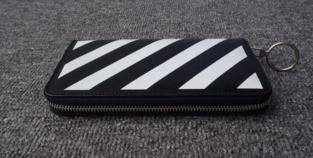 

genuine leather long wallet with box