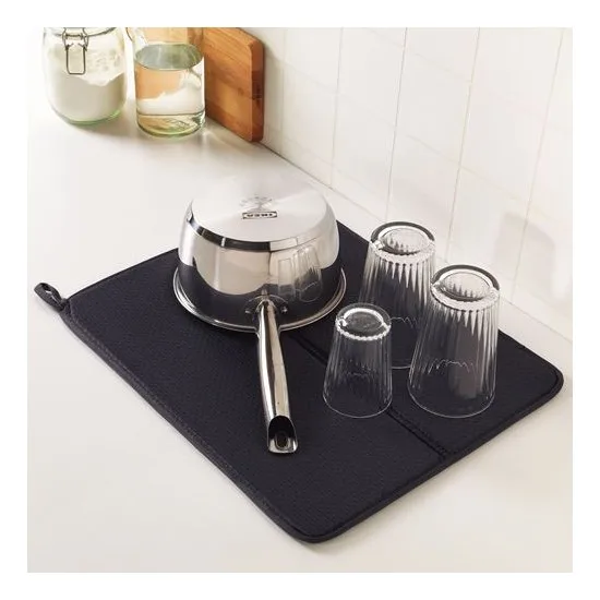 Modern Hestore 44x36 cm Dark Gray Dish Drying Cloth organizer storage box органайзер rangement коробка для хранения |