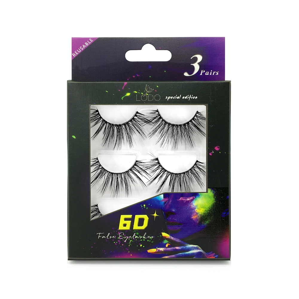3 пары носков химический ресницы из фибры - Цвет: 06