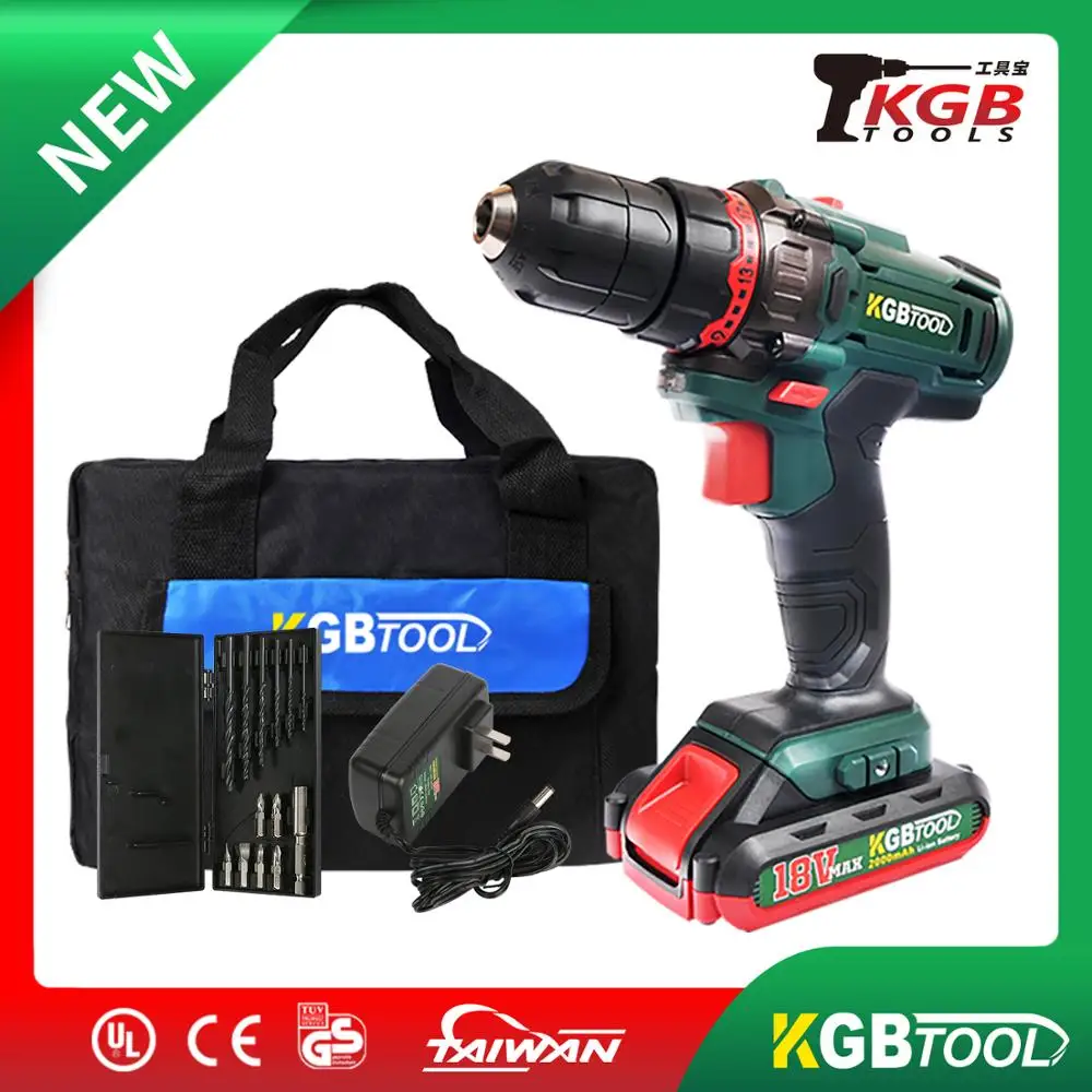 KGB TOOLS компактная аккумуляторная дрель шуруповерт на платформе 18 В с