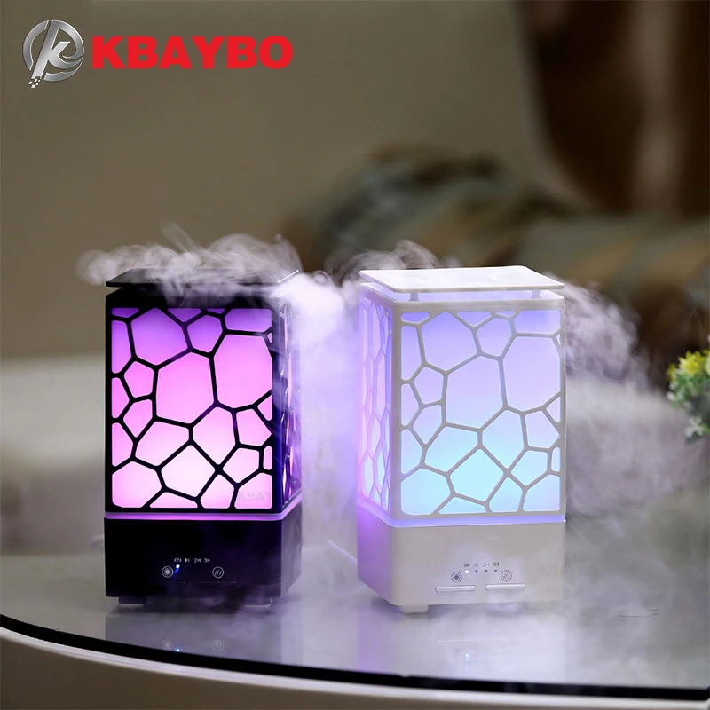  200ml Aroma Essential Oil Diffuser Ultrasonic Air Humidifier Aromatherapy Mist Maker Office LED Lig