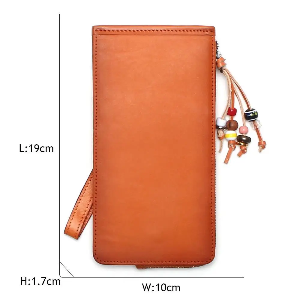 

Tauren Handmade Retro Wallet Men's Bag Italy Plant Tanning Leather Brush Color Complex